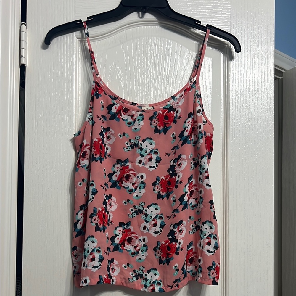 La Hearts Pink Floral Camisole